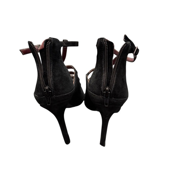 BCBG Generation BG Thatcher Lux Kid Suede Ankle Bootie Heels Shoes 7.5 US - Picture 3 of 5